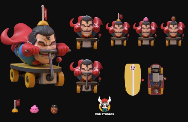 suppaman dr slump zor studios estatua resina5