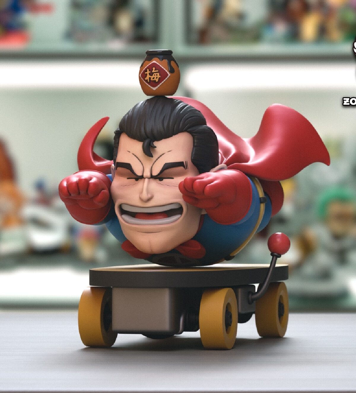 suppaman dr slump zor studios estatua resina6