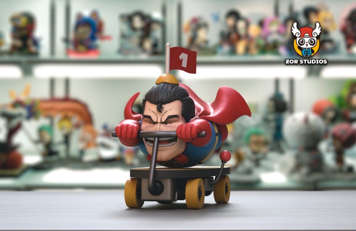 suppaman dr slump zor studios estatua resina7