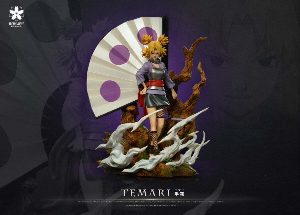 temari naruto estatua resina 1 8 sakura studio1