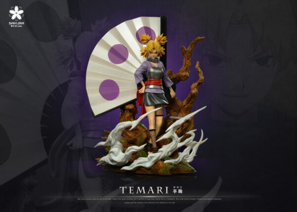 temari naruto estatua resina 1 8 sakura studio1