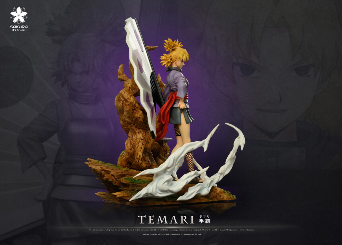 temari naruto estatua resina 1 8 sakura studio3
