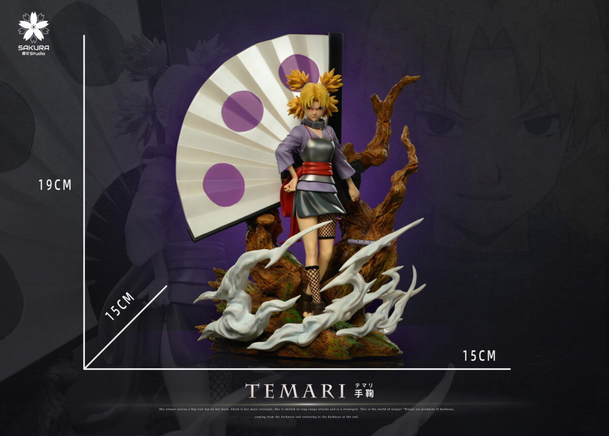 temari naruto estatua resina 1 8 sakura studio5