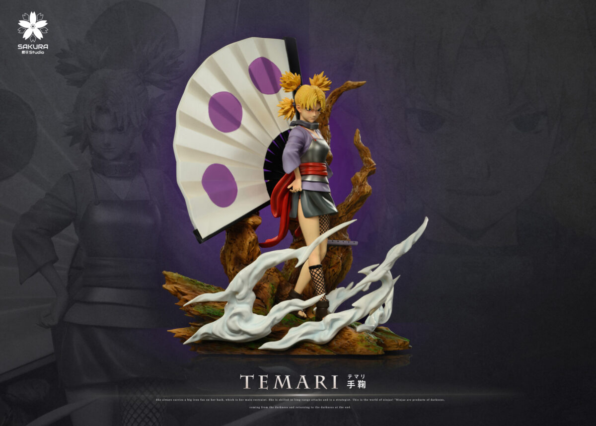 temari naruto estatua resina 1 8 sakura studio7
