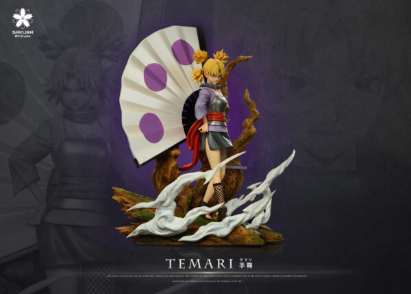 temari naruto estatua resina 1 8 sakura studio7