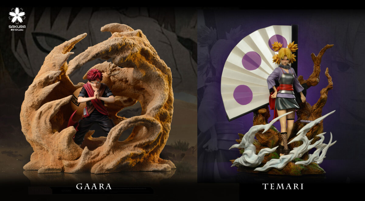 temari naruto estatua resina 1 8 sakura studio8
