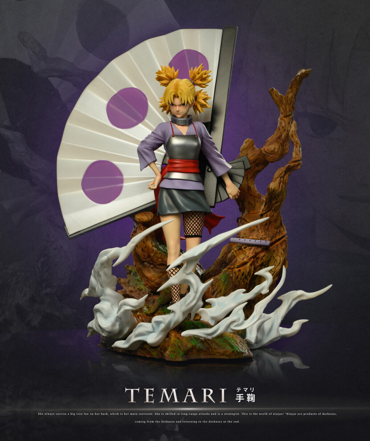 temari naruto estatua resina 1 8 sakura studio9