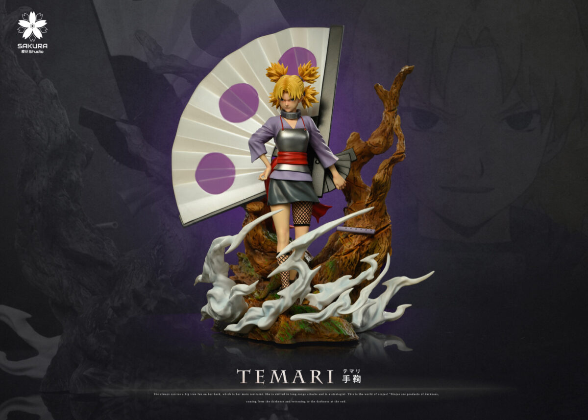 temari naruto estatua resina 1 8 sakura studio9