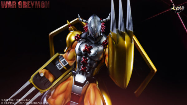 wargreymon qililu studio digimon estatua resina2