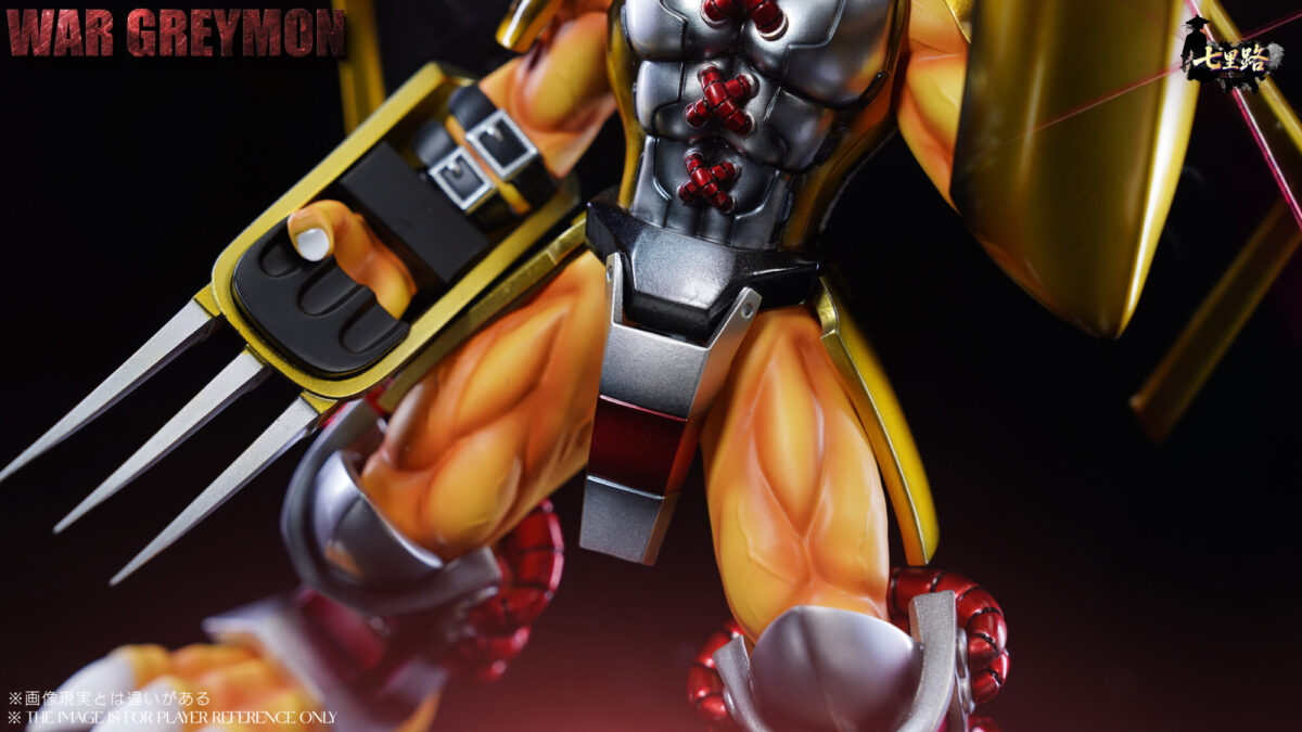 wargreymon qililu studio digimon estatua resina4