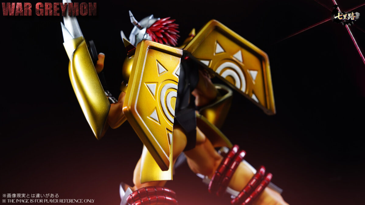 wargreymon qililu studio digimon estatua resina5