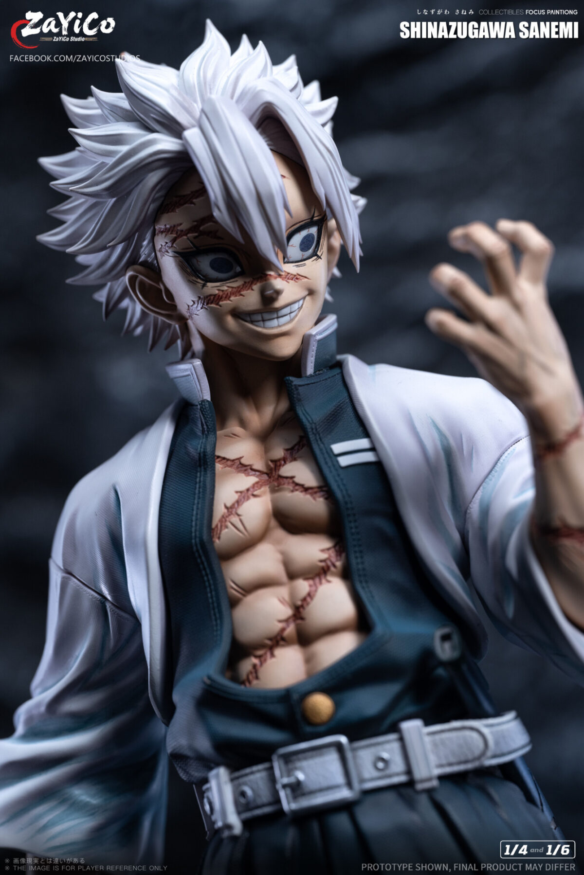 zayico shinazugawa sanemi kimetsu no yaiba estatua9