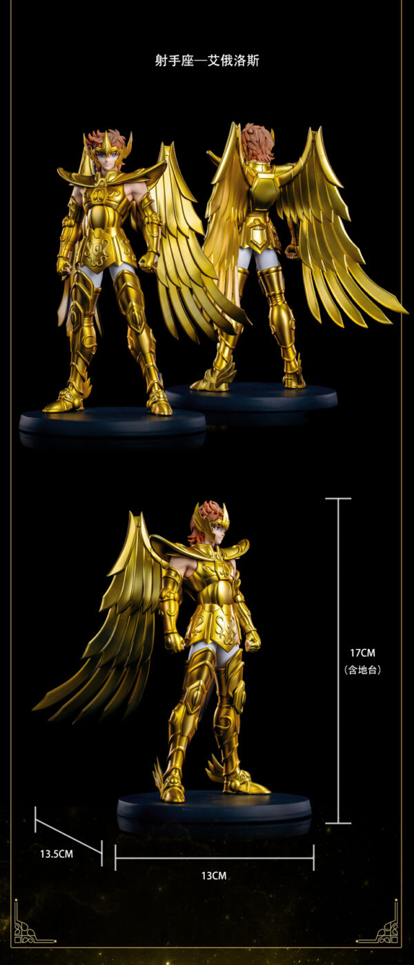 zodiakos studio saint seiya golden armor estatua pvc 1 122