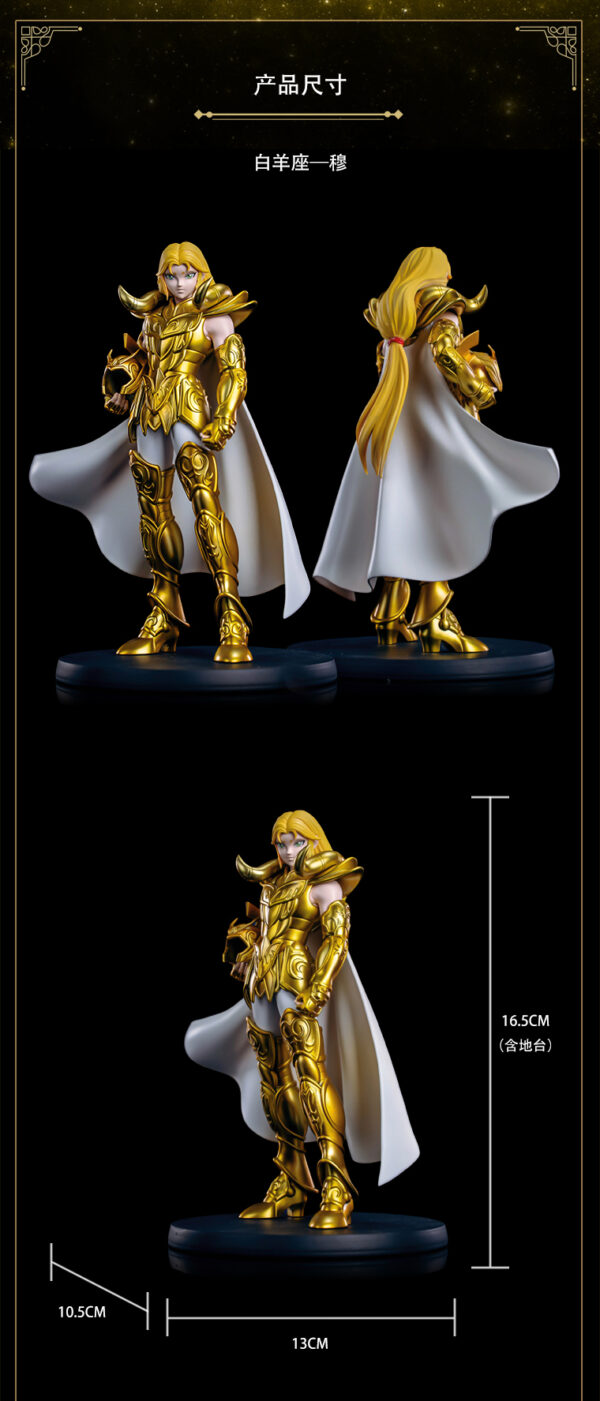 zodiakos studio saint seiya golden armor estatua pvc 1 127