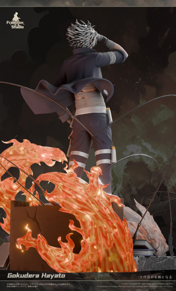 Gokudera Hayato 1:6 Freedom Studio Estatua Katekyo Hitman Reborn1