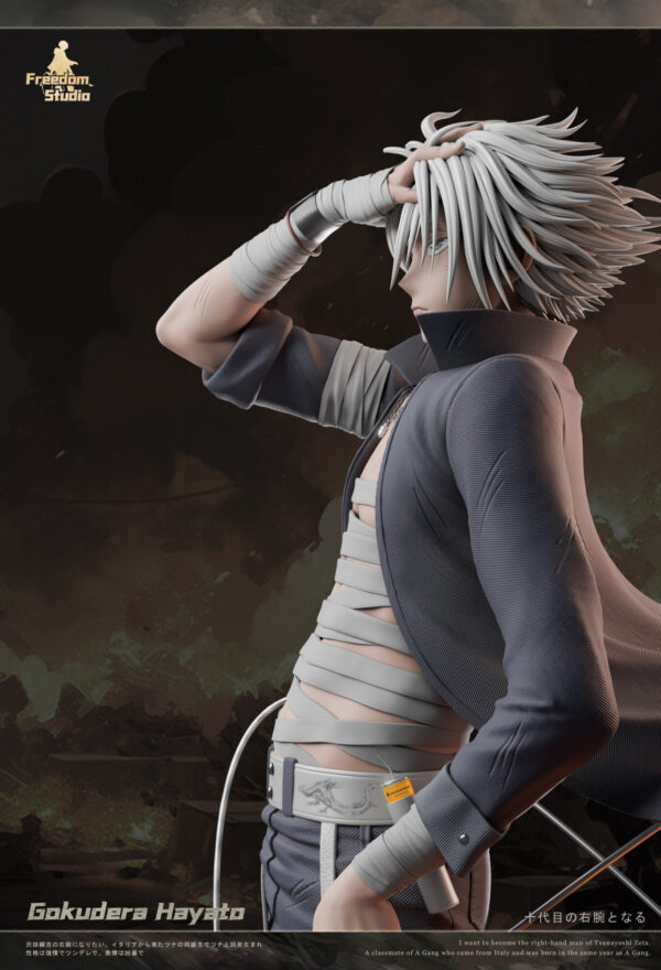 Gokudera Hayato 1:6 Freedom Studio Estatua Katekyo Hitman Reborn4