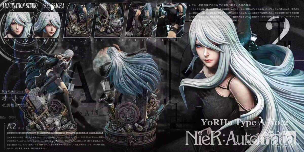 a2 nier automata estatua imagination studio escala 1 48