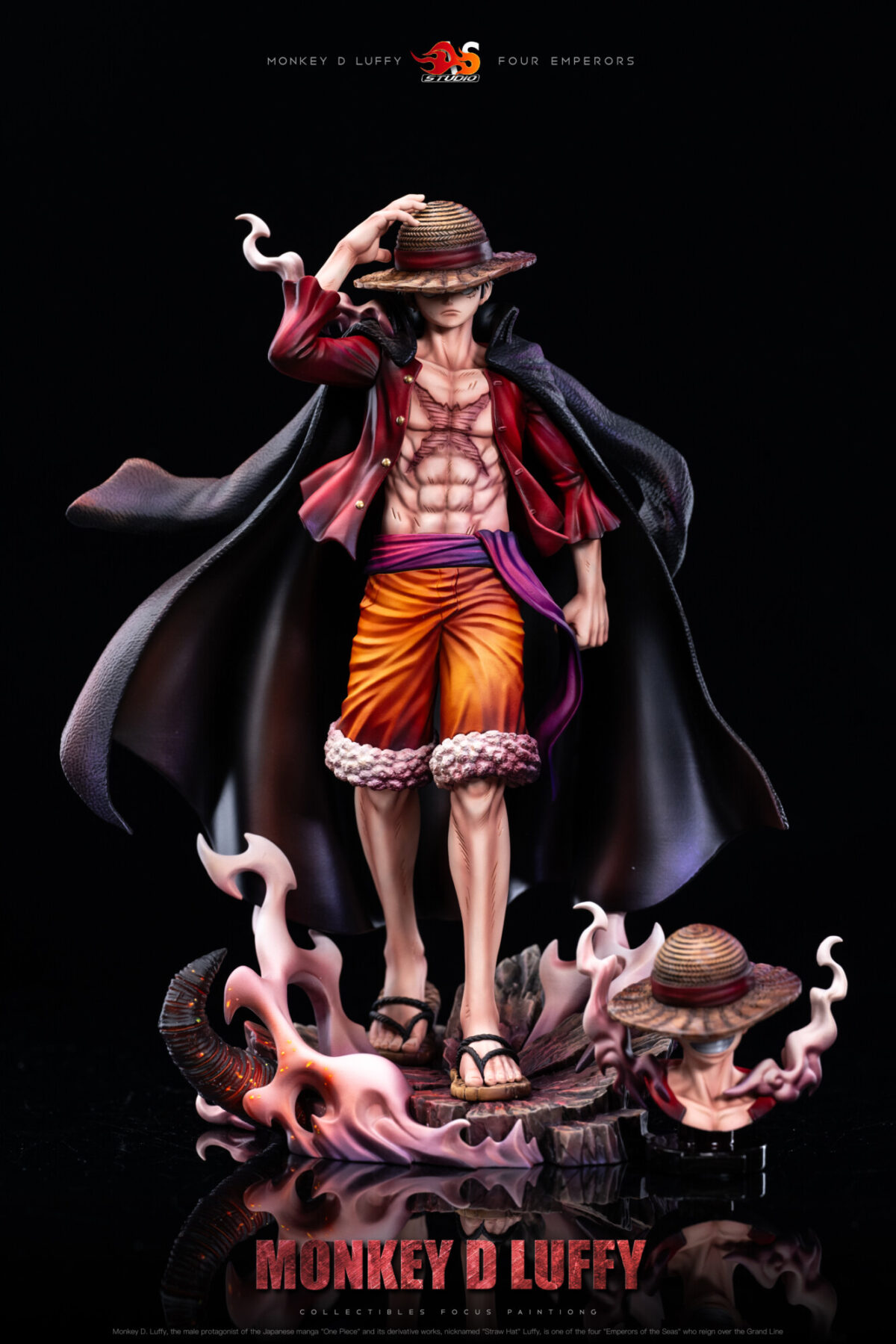 as studio monkey d luffy one piece pop estatua resina2