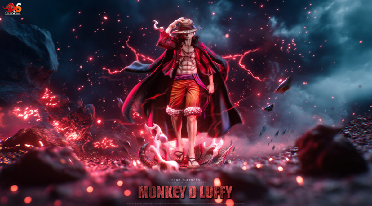 as studio monkey d luffy one piece pop estatua resina5