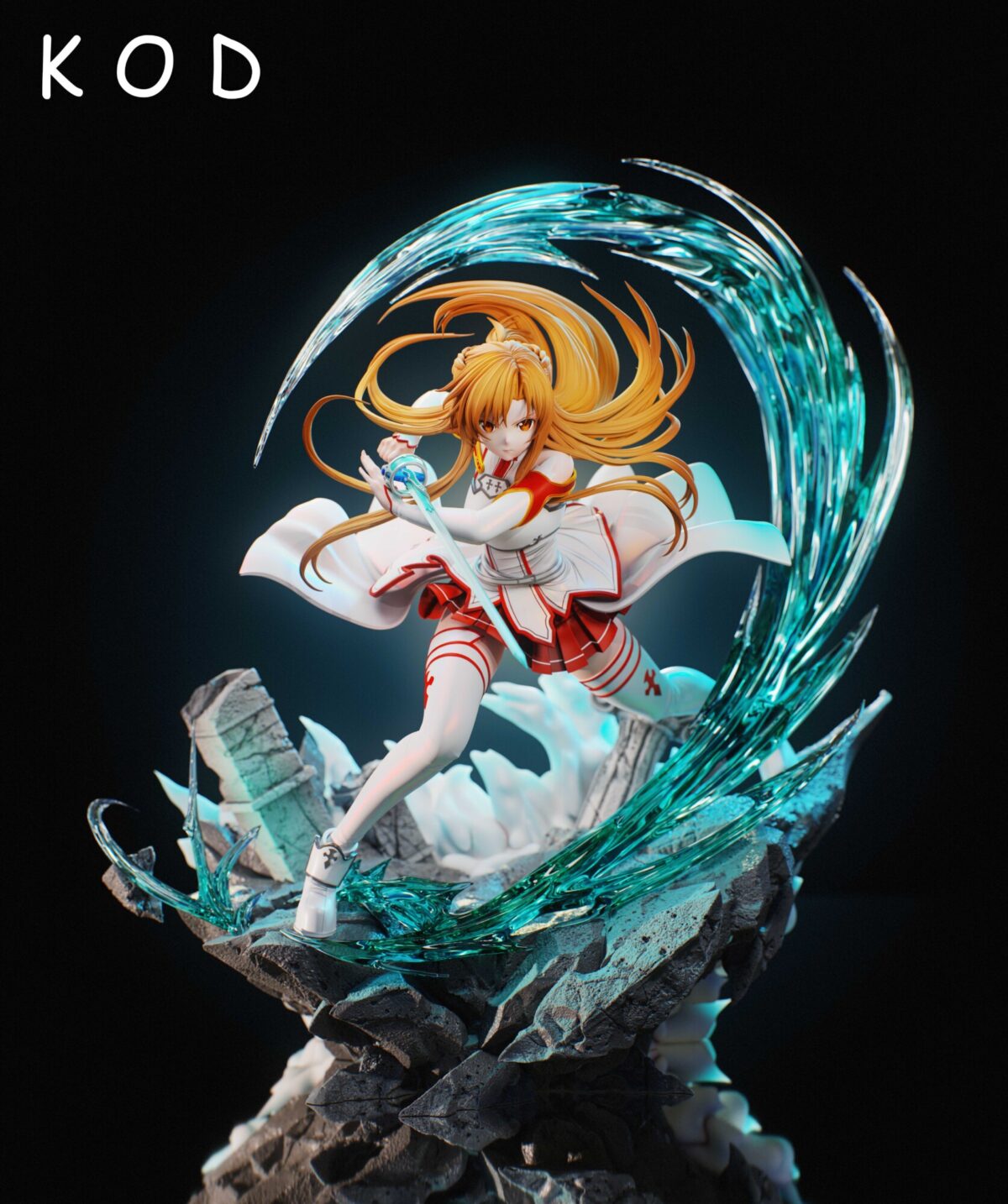 asuna sword art online kod studio estatua resina 1 6 1 48