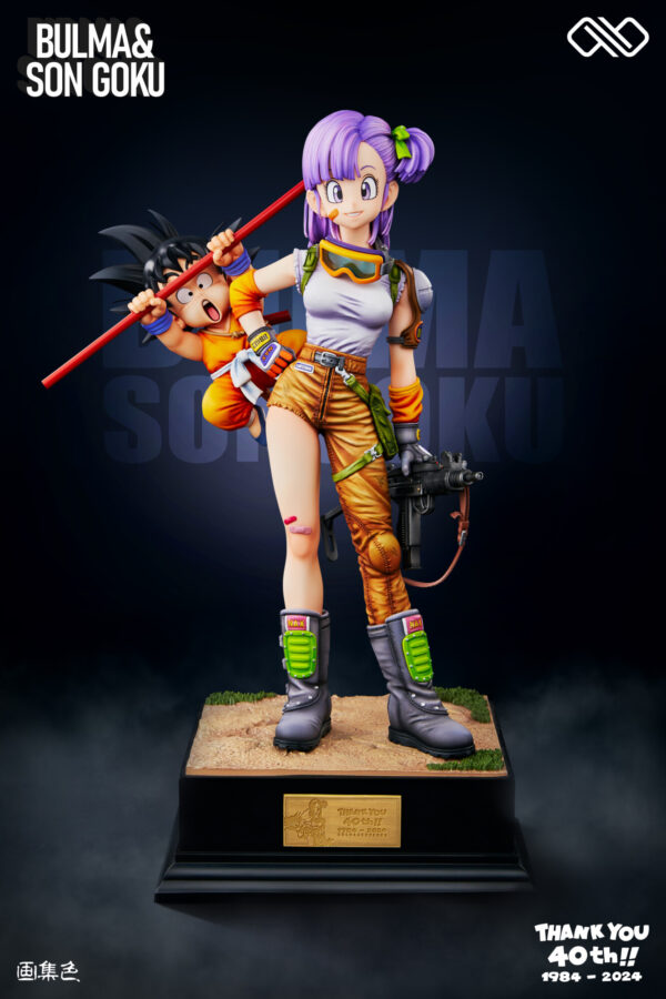 bulma goku infinite studios 40 aniversario estatua10