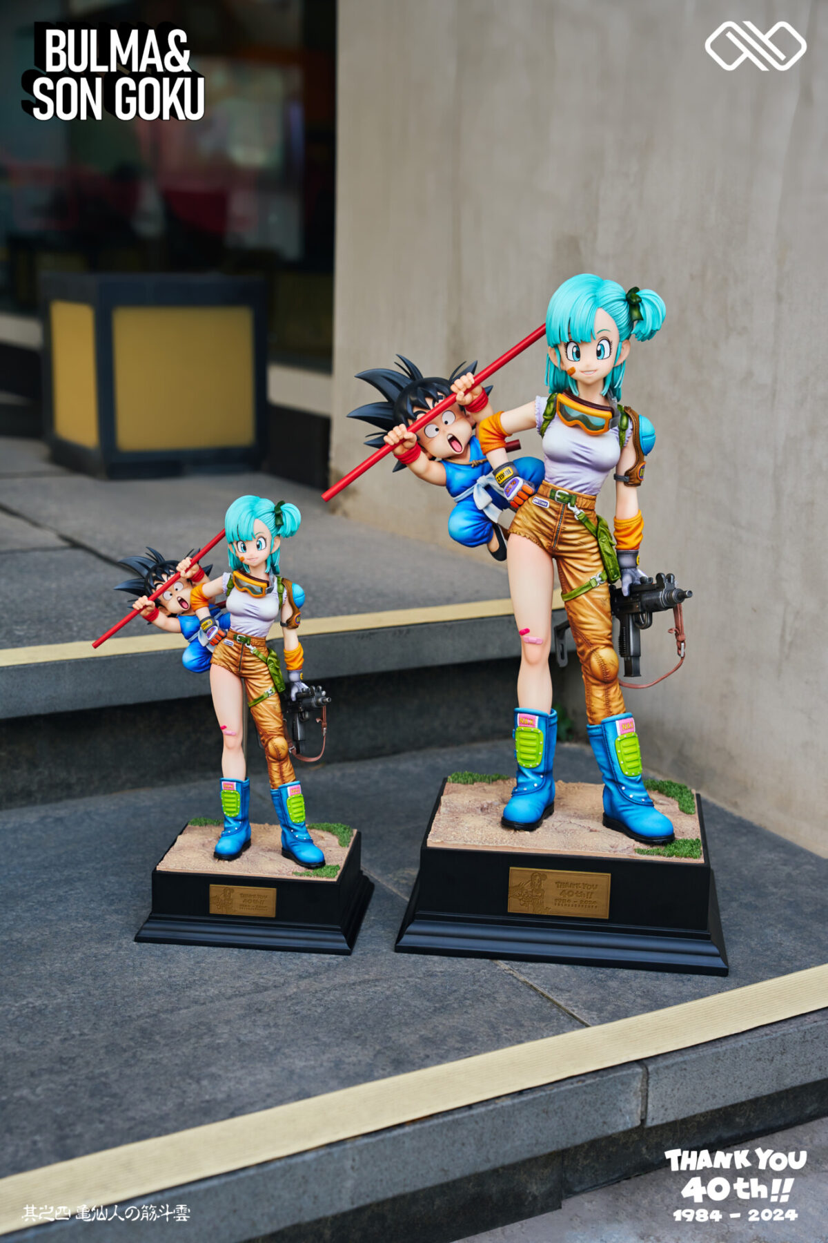 bulma goku infinite studios 40 aniversario estatua16