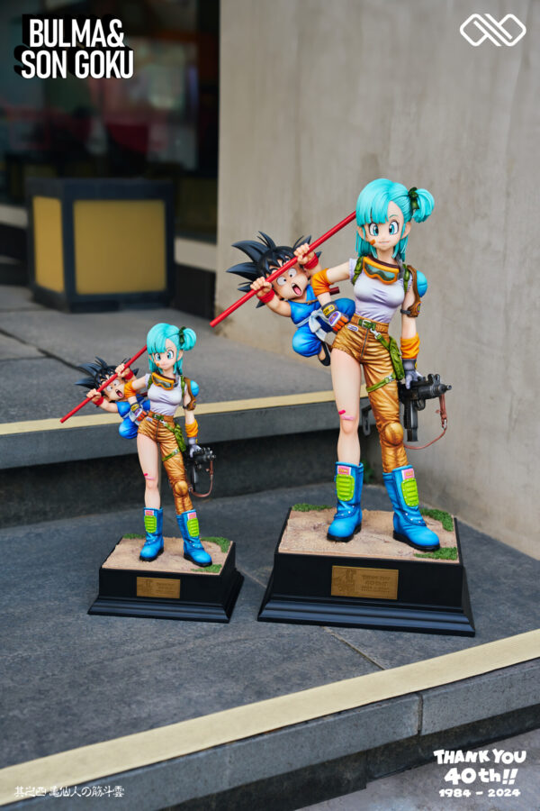 bulma goku infinite studios 40 aniversario estatua16