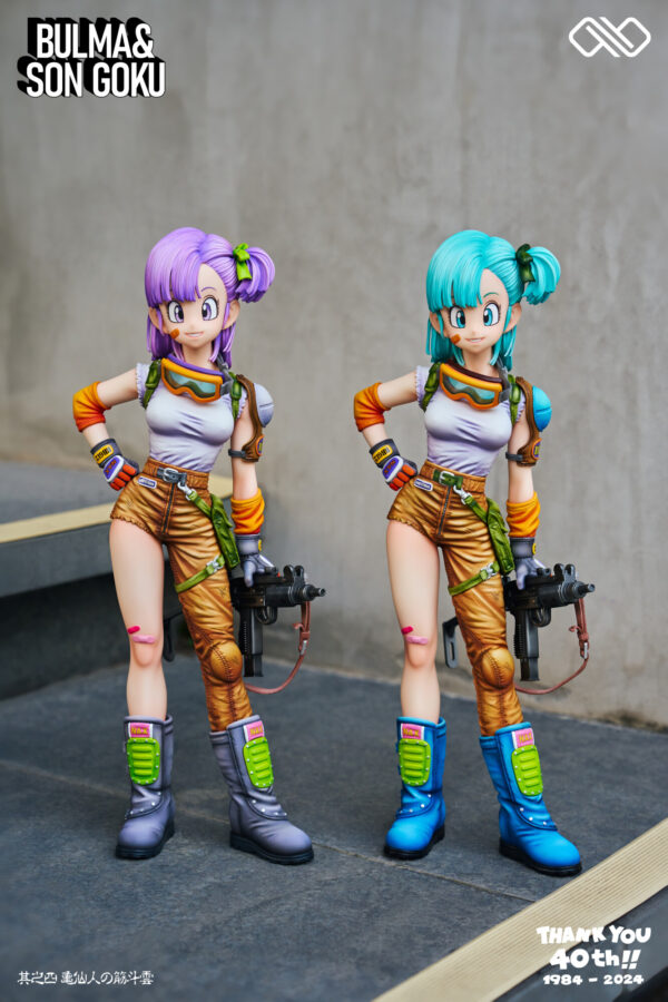 bulma goku infinite studios 40 aniversario estatua7
