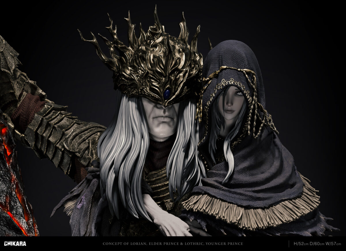 chikara studio dark souls 3 principe lorian lothric estatua resina 1 43