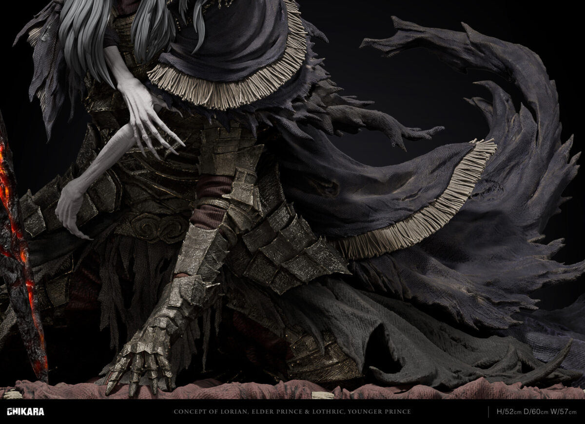 chikara studio dark souls 3 principe lorian lothric estatua resina 1 46