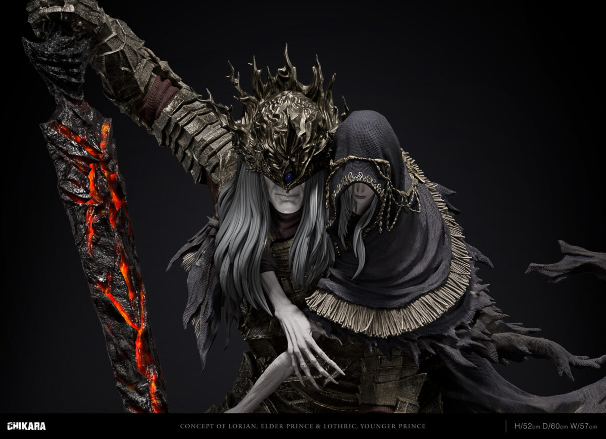 chikara studio dark souls 3 principe lorian lothric estatua resina 1 48
