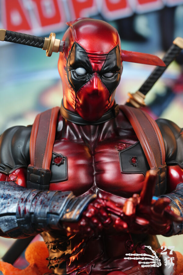 deadpool bust 13 27 prison studio marvel estatua resina11