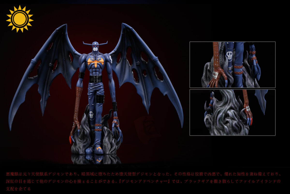 devimon sun studio digimon estatua resina1