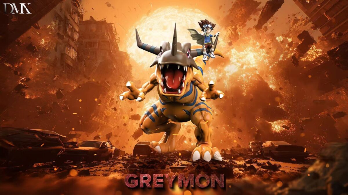 dmx studio digimon taichi greymon escala mh2