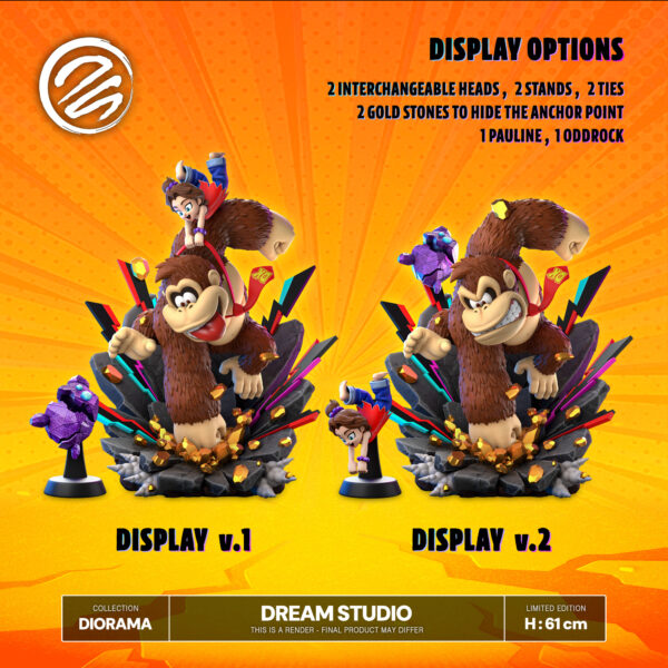 dream studio donkey kong pauline diorama1