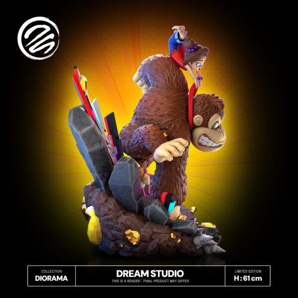 dream studio donkey kong pauline diorama10