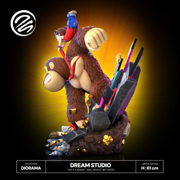 dream studio donkey kong pauline diorama12