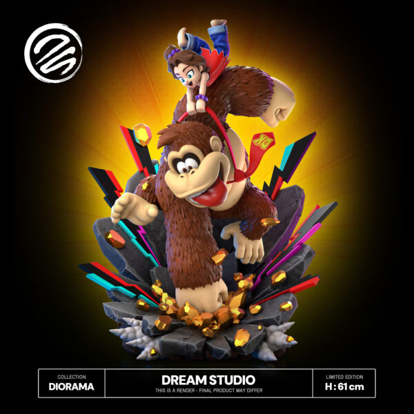 dream studio donkey kong pauline diorama4