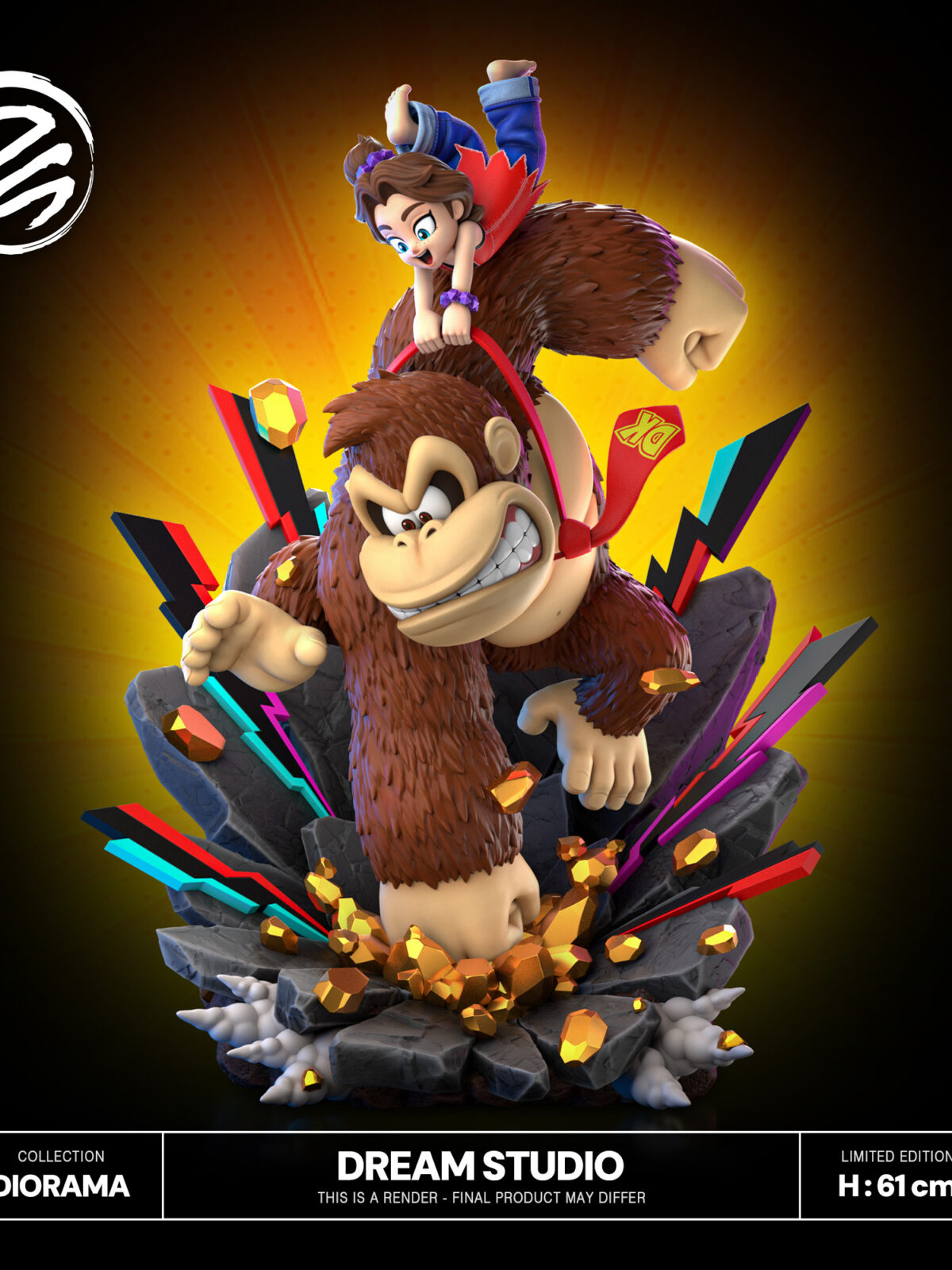 dream studio donkey kong pauline diorama7