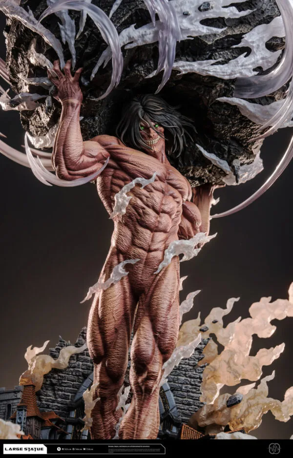 Hertz Studio - Eren Titán Attack on Titan - Estatua de Resina