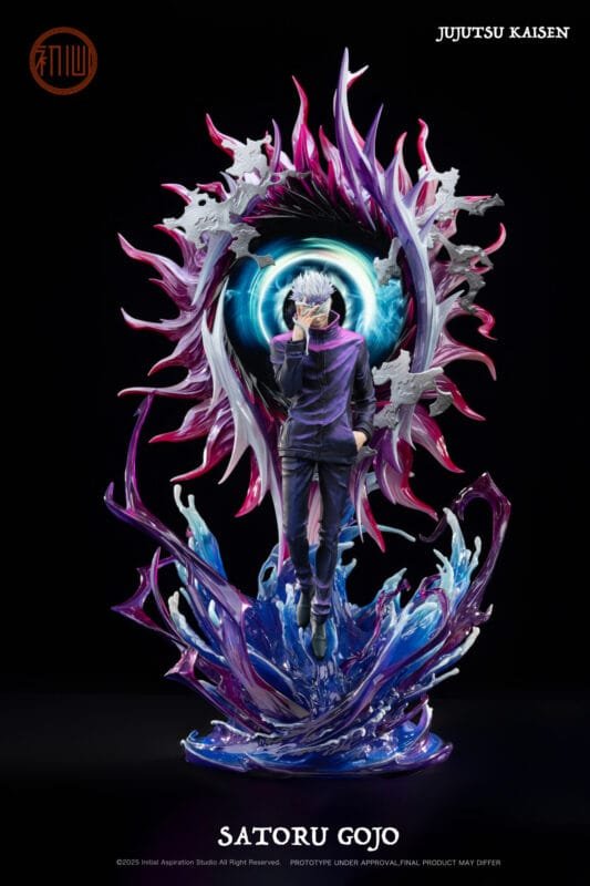 Gojo Led Blue Gojo 1/6 con base LED y pantalla LCD – Jujutsu Kaisen
