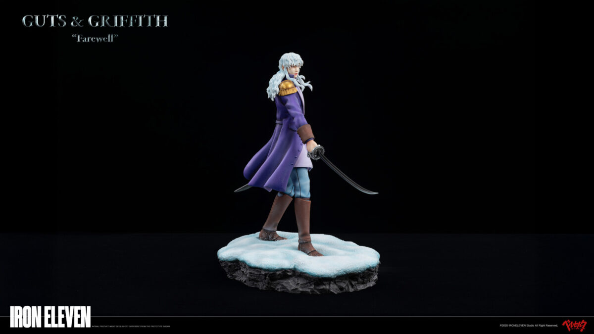 iron eleven berserk guts griffith snow farewell estatua 1 62