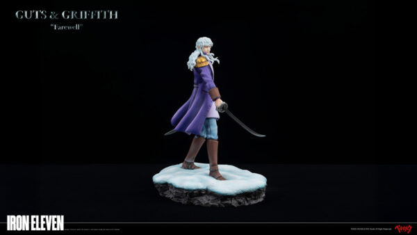 iron eleven berserk guts griffith snow farewell estatua 1 62