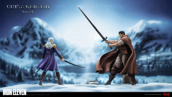 iron eleven berserk guts griffith snow farewell estatua 1 66