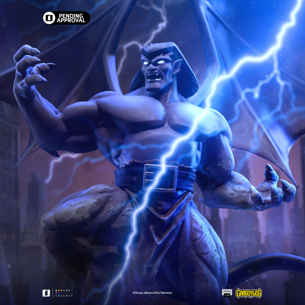 iron studios goliath gargoyles estatua resina 1 103