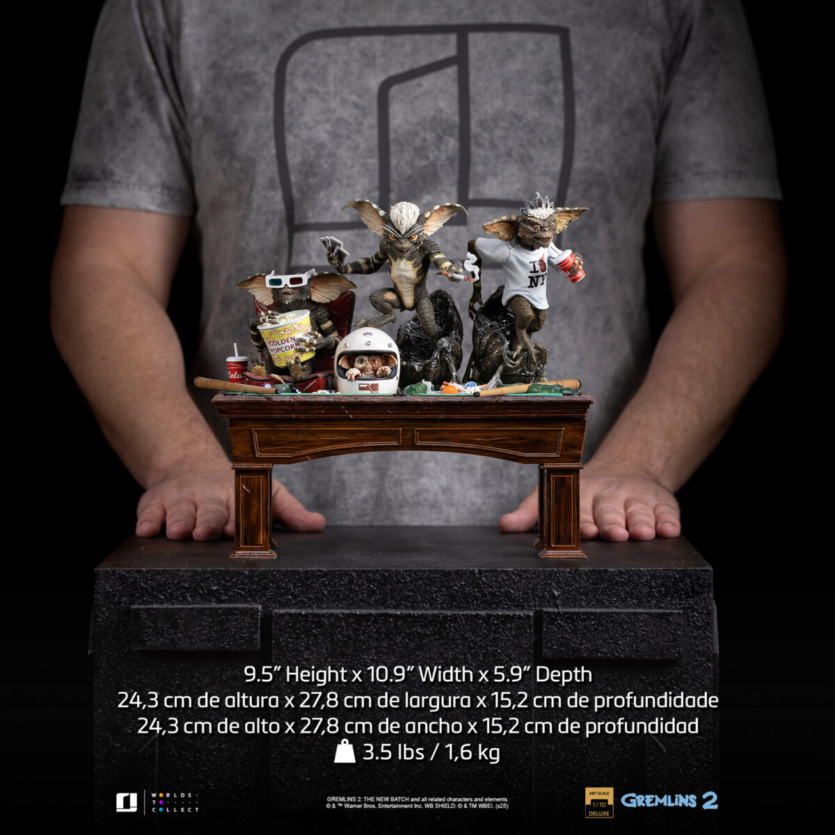 iron studios gremlins diorama estatua resina 1 102