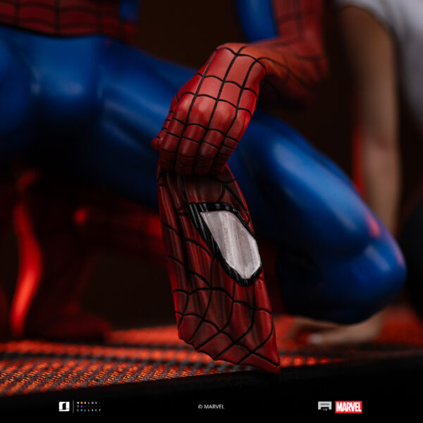 iron studios spiderman mary jane estatua marvel 1 67