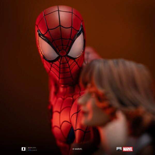 iron studios spiderman mary jane estatua marvel 1 68
