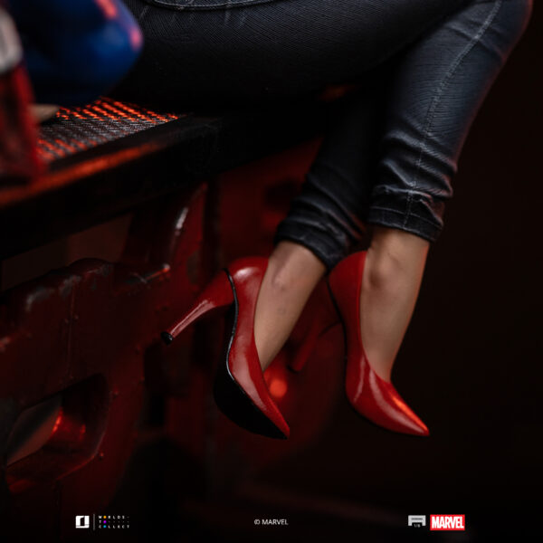 iron studios spiderman mary jane estatua marvel 1 69