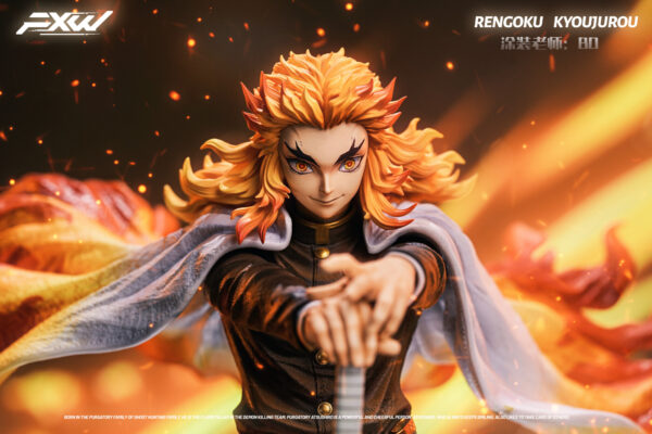 kyojuro rengoku fxw studio kimetsu no yaiba estatua 1 6.15
